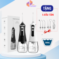 Tăm nước KAW - Hàng Chính Hãng, 3 Chế Độ Phun, Dung Tích 300ml Kèm 5 Đầu Vòi Xịt - Bảo hành 1 đổi 1. 
