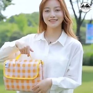Thảm dã ngoại picnic 2m x 2m thích hợp đi du lịch đi phượt chụp ảnh bạt trải cắm trại gấp gọn