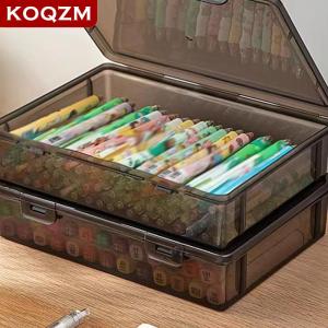 [COD] KOQZM KITCHEN 1Pc Document Organizer Box Household Certificate File A4 Box Important Information Registration Book Dust Proof Storage Case