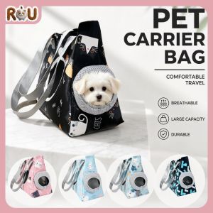 Pet Carrier Bag Breathable Oxford Cloth Travel Tote Shoulder Handheld Large Capacity For Cats Dogs