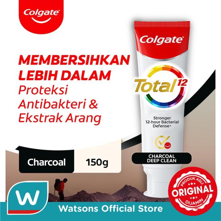 COLGATE Toothpaste Total Charcoal 150g-New