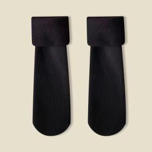 Thickened Ribbed Winter Socks – Soft Fleece Lining Warm Socks for Cold Days