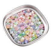 100pcs ABS ngọc trai pearlized dual-màu hoa trà hạt cho làm đồ trang sức DIY Vòng cổ quyến rũ Vòng đeo tay Phụ kiện làm đồ trang sức