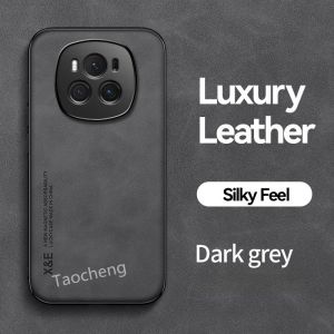 Sang Trọng Điện thoại da Trường Hợp Đối Với Honor Ma Thuật 6 Pro Lite Magic6Pro 5G 2024 Vỏ phong cách Đồ đôi Thời Trang lưng bảo vệ chống sốc Bìa