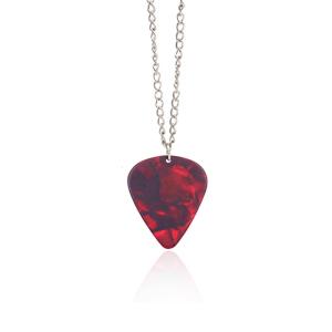 Fantasy Horror Drama Unique Hellfire Club Eddie Munson Guitar Pick Pendant Necklace Geometric Chain Choker