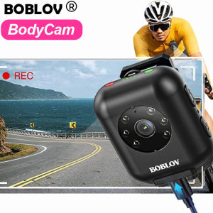 Boblov W4 Máy ảnh cơ thể Body Mini Action Wearable Police Camera 128GB HD 1080P 5H Ghi Âm DVR Video Audio Recorder Máy ghi âm Túi Xách Tay Mặc máy ảnh kỹ thuật số Actioncam Bodycam Máy Quay Phim Motocycle Dash Cam For Vlogging