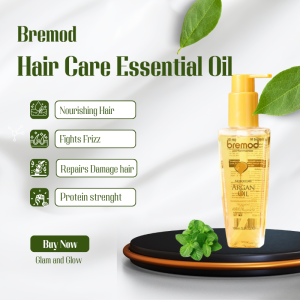 bremod morocan argan oil serum hair care essential repairs damage