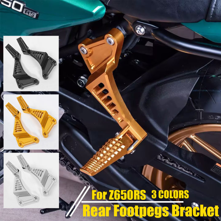 Ultrasupplier Z650 RS Rear Passenger Footrest Foot Pegs Pedal Bracket Kit For Kawasaki Z 650RS Z