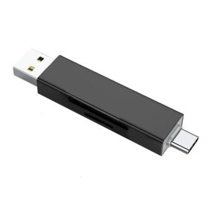 เครื่องอ่าน USB/ชนิด C ที่อ่านทีเอฟ USB C สำหรับการ์ดความจำความเข้ากันได้แบบสากลสำหรับไฟล์ภาพ