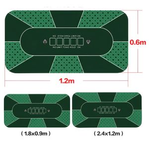 Professional poker pads portable rubber poker table tops noise reduction and for poker games