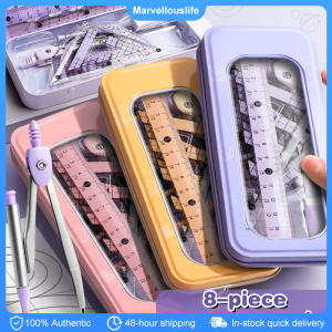 Compass and Ruler Set Exam Specific Ruler Box Set Compass Measuring Angle Ruler Triangular Ruler