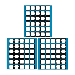 120Pcs EVA PEs PORON Pad for Hot Swappable Mechanical Keyboards Switches Reduce Noise DIY Keyboards Kits Mute Foam Pad