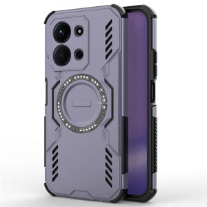 Phone Case For Poco C85 4G 2025 Warmteafvoer Magnetische Draadloze Lading Casing Voor Luxury Hard Armor Shockproof Back Cover