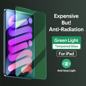 Màu Xanh Lá Cây Ánh Sáng Màn Hình Bảo Vệ Cho iPad Pro 2022 12.9 11 Trong 2018 2020 2021 2022 Cho iPad 9th 7th 8th 2020 Air4 10.9 2020 Air3 Pro 10.5 9.7 2017 2018 Mini 6 5 4 HD Tempered Glass