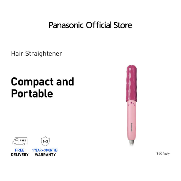 Panasonic EH-HV11-P605 Compact and Portable Multi-styling hair straightener