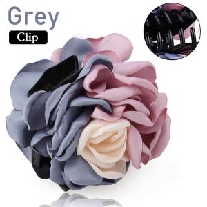 Jepit Rambut Korea Bunga Mawar Besar 3D Tali Rambut Aksesoris Rambut Korean Style