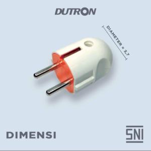Dutron Steker Arde Colokan Listrik Bulat DV-SAB-01