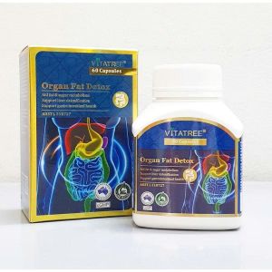 Thải độc mỡ nội tạng Organ Fat Detox Vitatree hộp 60 viên - ✓ Giúp đẩy các mô mỡ xấu bám trong nội tạng trong mỡ máu ✓ Đào thải độc tố tích tụ lâu ngày ra khỏi cơ thể làm sạch nội tạng cơ thể của bạn.