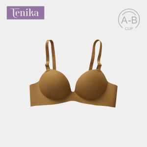 TENIKA ชุดชั้นในผู้หญิง บราดัน ไร้ขอบ สบายผ้านิ่ม เป็นมิตรต่อผิว Pretty Perfect Bra -065