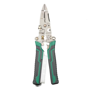 เครื่องมือยึดคีมปลอกสายอเนกประสงค์พร้อมคีมตัดเครื่องทดสอบแรงดันไฟฟ้าคีมตัดสายไฟสำหรับงานกราม