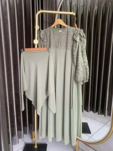 Dres Brukat Malika Kondangan Mewah Wanita Elegant 004