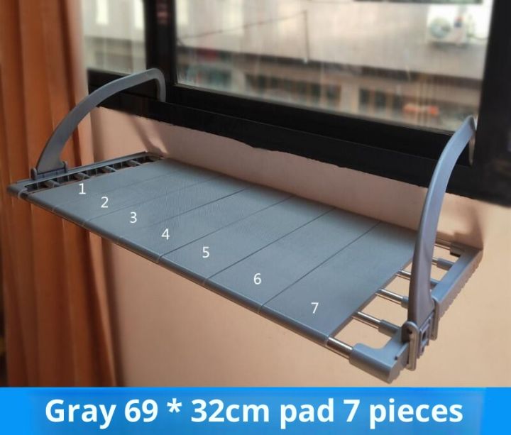 shystar Stainless Steel Window Clothes Drying Rack Foldable and Compact ...