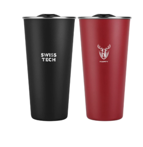 SWISSTECH HÀNG MỸ Ly cách nhiệt bằng thép không gỉ 2 lớp 472ml [set2ly]