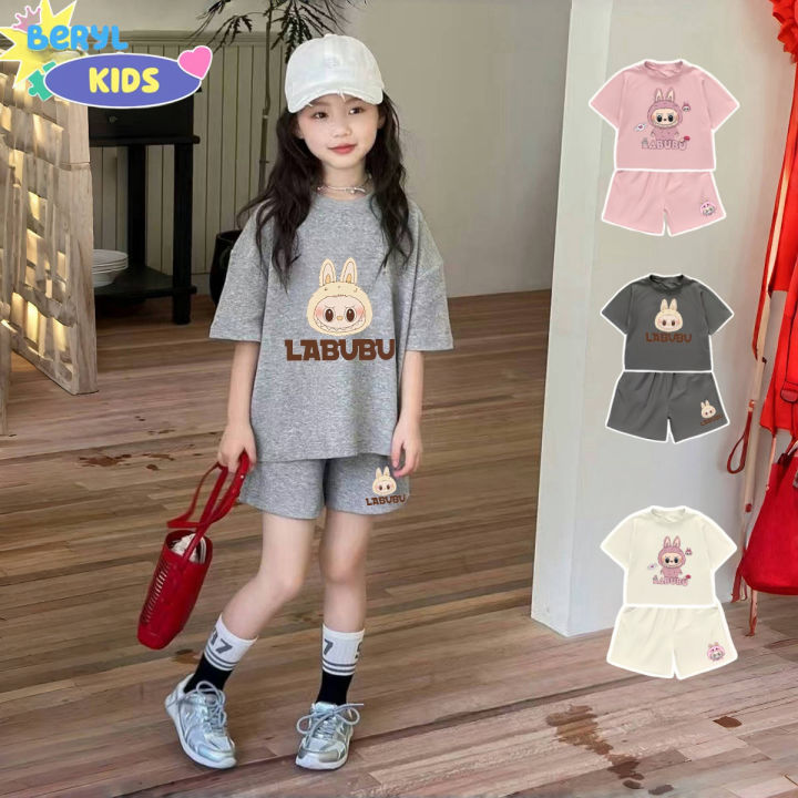 #4: Beryl kids🌸ชุดเซ็ตเด็กผู้หญิงแฟชั่น🎀ชุดกางเกงขาสั้นแขนสั้นสําหรับเด็ก ...