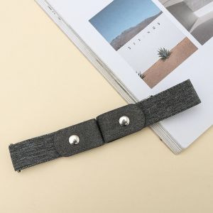 DENGXUN Canvas Invisible Belt Adjustable Easy To Wear Waist Tighten Belt Fashion Stretch Elastic Elastic Waist Band Fashion Wear