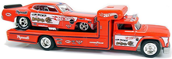 Plymouth Duster Funny Car Retro Rig 1:64 (HOTWHEELS)