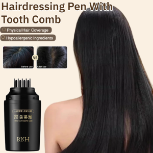 Hairdressing Pen With Tooth Comb Cover Gray Hair Disposable Hair Planting Comb Sweat-Proof Non Smudging Hair Pen遮盖白发神器