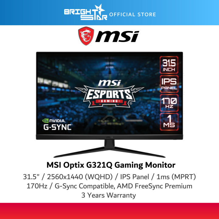 Msi Optix G321q Gaming Monitor - 31.5