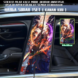 Ready Stock Car sticker PE film Cover Stripe Car Door Center Column Pillar sticker Car Window Middle 132 Ichigo