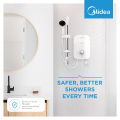 Midea Shower Heater Digital/Mechanical with Turbo Heating Technology. 
