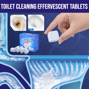 Toilet Bowl Cleaning Foam Tablets 12pcs Toilet Cleaning Effervescent Tablets Active Oxygen Decontamination Urine Dirt Removal Urine Alkali Urine Stains Toilet