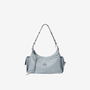 New GROT Gao Le Toast hobo Vegetable-tanned sheepskin casual versatile commuter bag single shoulder crossbody soft bag
