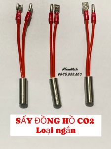 [ 1 cái Phi 10 loại ngắn ] Sấy Đồng Hồ CO2 Đường Kính Điện Áp 36V Hoặc 220V