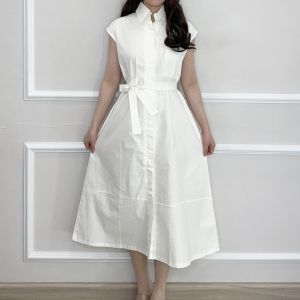 SV 6102 - Thevera Dress | Silvervogue | Gaun Katun Stretch Midi Pakaian Kasual Wanita