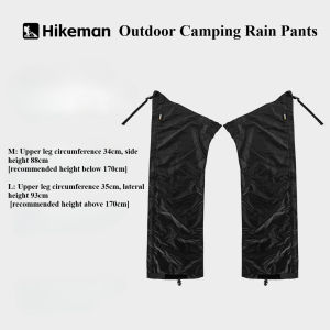 KKN Outdoor Camping Rain Pants Rainproof Leg Covers Hiking and Mountaineering Ultra Lightweight Split Waterproof Pants