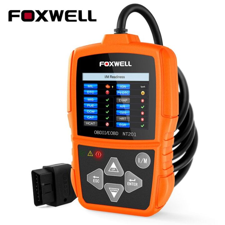 Foxwell NT201 OBD2 Scanner Check Engine Read Clear Codes for Ford ...