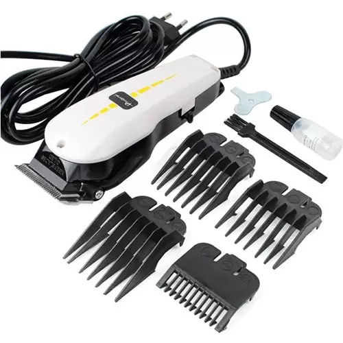 GEEMY GM1021 Corded Clipper Personal Haircutting Kit with Adjustable Taper Lever, and 4 Hair