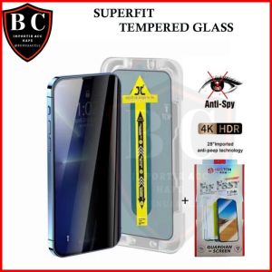 SUPERFIT TEMPERED GLASS ANTI SPY FOR IPHONE X XS XR XS MAX