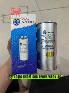 (CAPA) TỤ NGẬM NHÔM CỌC NARUBI 10UF - 120UF/450V.AC HÀNG KOREA CHẤT LƯỢNG CAO