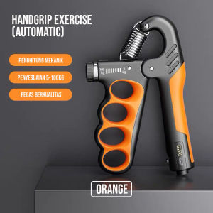 Handgrip Hand Grip 5-100 KG Alat bantu fitness Otot lengan Tangan Portable XTRA ALAT MESIN HITUNG MEKANIK AUTOMATIS