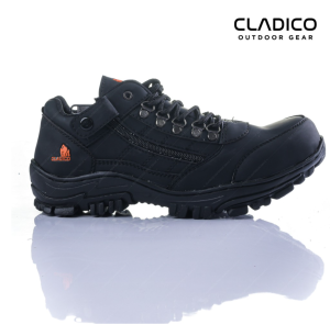 Sepatu Safety Sefty Boots Ujung Besi Zipper Sleting Resleting Cladico Lion Low Proyek Motir Bengkel