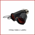 Visalux Fiting Lampu Tarik / Fiting Tarik Cabang 2. 