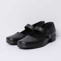 Nikaro sepatu wanita pantofel sekolah paskibra ukuran 37-41 warna hitam. 
