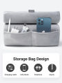 UGREEN Tablet Pillow Stand for Lap Soft Tablet Stand Holder Bed with 3 Viewing Angles Adjustable Pillow Holder Compatible with iPad Pro 9.7, 10.5, 11, 12.9 Air Mini 5 4 3 2 E-Reader Grey. 
