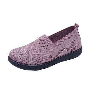 Free Shipping Autumn Lazy Slip-On Shoes Breathable Work Shoes Comfortable WomenS Flats