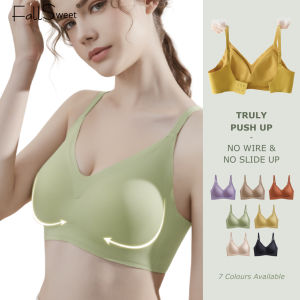 FallSweet Trendy Seamless Bras for Women Wire Free Latex Fitness Tops Bra Comfort Brassiere S To XL 1/2 pcs/Pack!